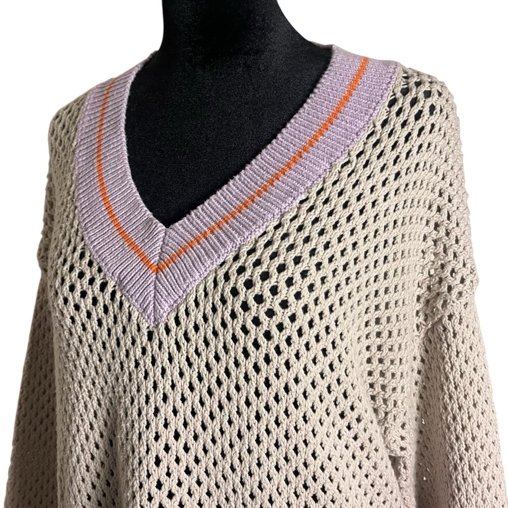 Lisa Todd Open Knit Preppy Sweater – Size Small - Picture 5 of 9